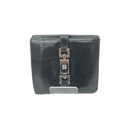  GUCCI グッチ レディース 二つ折り財布 コンパクトウォレット Wホック ジャッキー  035 2778 2131 ブラック