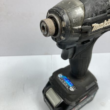 MAKITA マキタ 40v 充電式インパクトドライバ 充電器・充電池1個付 ※PSEマークあり TD002G ブラック