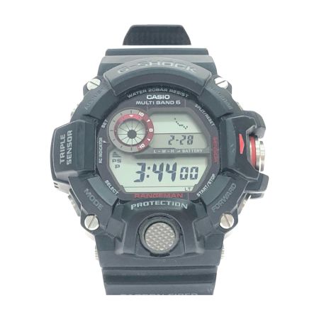  CASIO カシオ メンズ腕時計 デジタルウォッチ ソーラー電波 マルチバンド6 レンジマン GW-9400J ブラック