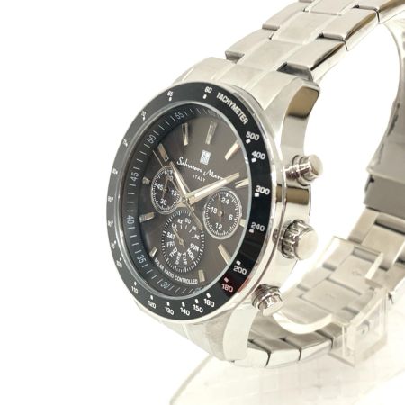  Salvatore Marra サルバトーレマーラ メンズ腕時計 クオーツ 電波ソーラー クロノグラフ 限定モデル SM14117-SSBK