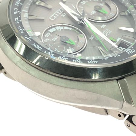  CITIZEN シチズン メンズ腕時計 エコドライブ電波 ダブルダイレクトフライト アテッサ チタン H950-S094739