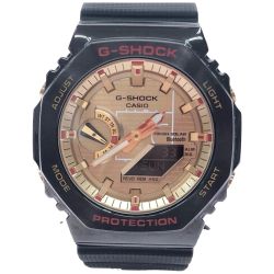 ▼▼ CASIO カシオ メンズ腕時計 ソーラー充電 アナデジ 八村塁 シグネチャーモデル メタルカバード GBM-2100RH-1AJR Aランク