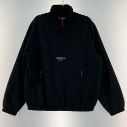 ▼▼ Supreme シュプリーム ジャケット Supreme SIZE S トラックハーフジップ プルオーバー ブラック Bランク