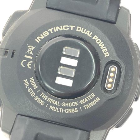 GARMIN ガーミン GPSスマートウォッチ インスティンクト デュアルパワー 専用充電器欠品 Instinct Dual Power
