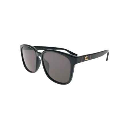  GUCCI グッチ メンズ アイウェア サングラス GGメタルロゴ セルフレーム ウェリントン型 GG0637SK ブラック
