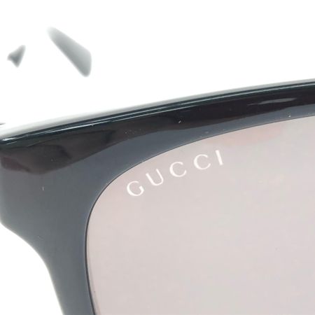  GUCCI グッチ メンズ アイウェア サングラス GGメタルロゴ セルフレーム ウェリントン型 GG0637SK ブラック