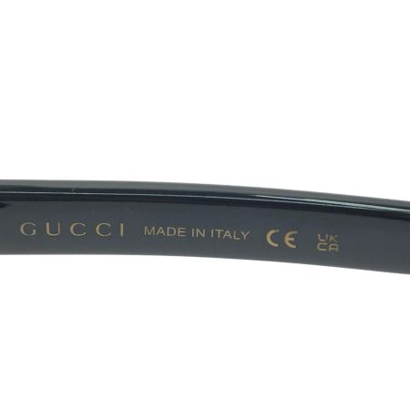  GUCCI グッチ メンズ アイウェア サングラス GGメタルロゴ セルフレーム ウェリントン型 GG0637SK ブラック