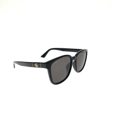  GUCCI グッチ メンズ アイウェア サングラス GGメタルロゴ セルフレーム ウェリントン型 GG0637SK ブラック