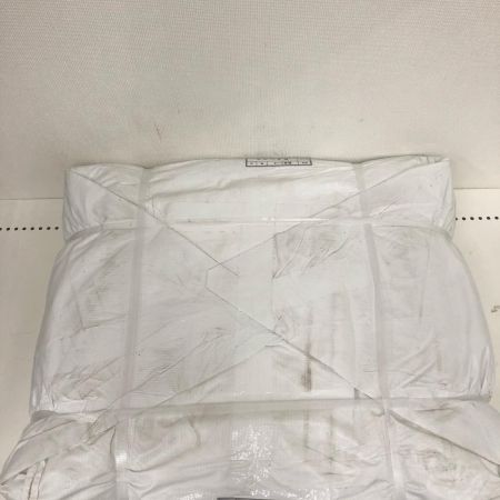   メーカー不明 防炎シート 白 5.4ｘ7.2m 450P 1枚 工事現場 野積み 防砂 災害 防災 備蓄 養生シート