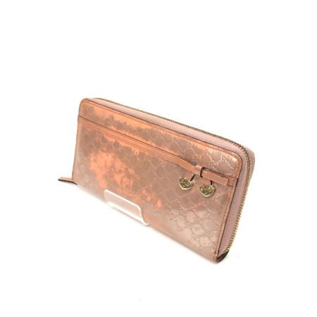  GUCCI グッチ レディース 長財布 ラウンドファスナー CANDY キャンディ 258406 ピンク