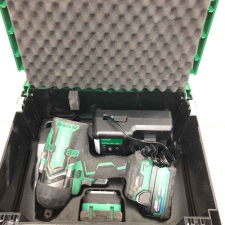  HiKOKI ハイコーキ 充電式 36V コードレスインパクトレンチ 充電器・充電池2個・ケース付 PSEマーク有 WR36DF グリーン