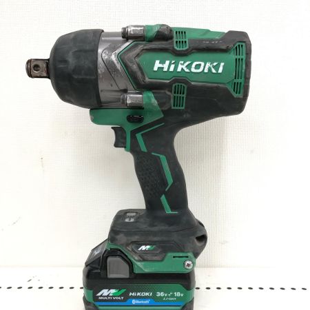  HiKOKI ハイコーキ 充電式 36V コードレスインパクトレンチ 充電器・充電池2個・ケース付 PSEマーク有 WR36DF グリーン