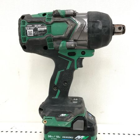  HiKOKI ハイコーキ 充電式 36V コードレスインパクトレンチ 充電器・充電池2個・ケース付 PSEマーク有 WR36DF グリーン