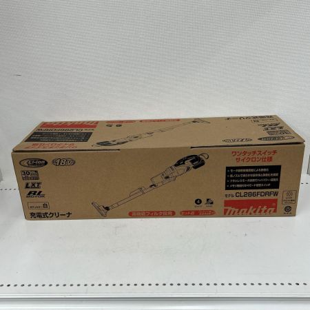  MAKITA マキタ 充電式クリーナー CL286FDRFW ホワイト