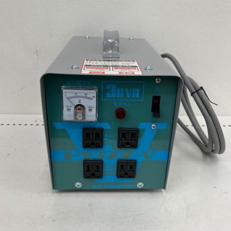  SUZUKID スズキッド 降圧専用ポータブル変圧器 STV-3000 グレー