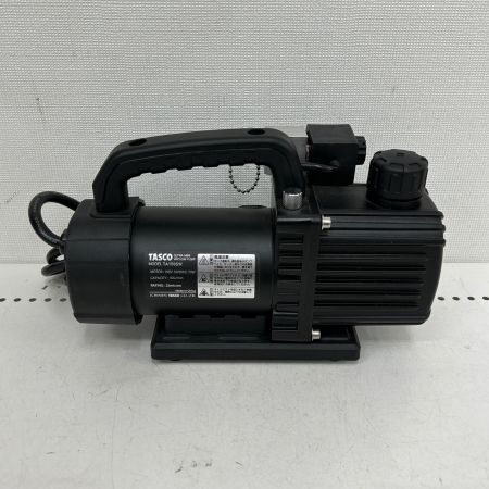  イチネンTASCO オイル逆流防止弁付ウルトラミニツーステージ真空ポンプ TA150SW ブラック