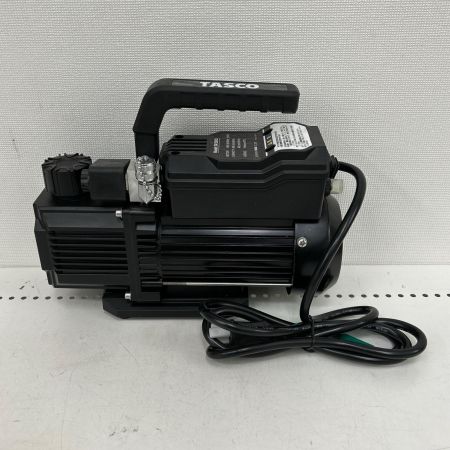  イチネンTASCO オイル逆流防止弁付高性能ツーステージ真空ポンプ TA150XD ブラック