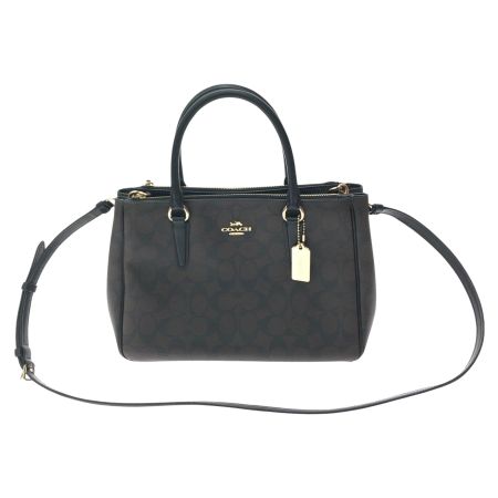  COACH コーチ レディース 2WAYバッグ ショルダー ハンドバッグ シグネチャー  F67026 ブラウン
