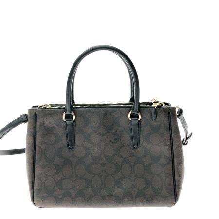  COACH コーチ レディース 2WAYバッグ ショルダー ハンドバッグ シグネチャー  F67026 ブラウン