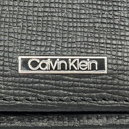  Calvin Klein カルバンクライン 長財布 2つ折り財布 ブラック 箱付 メンズ