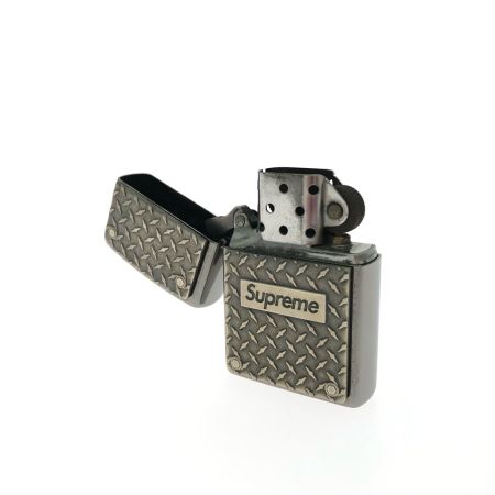  Zippo ジッポー オイルライター Supreme Diamond Plate シュプリーム ダイヤモンドプレートデザイン