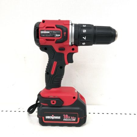  UBERMANN コードレス式 18V 充電式振動ドリルドライバー 5.0Ahセット 付属品完備 PSEマーク有 UB18VVDDBL50BPCG