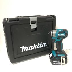 ▼▼ MAKITA マキタ コードレス式 18V 充電式インパクトドライバ 充電器・充電池2個・ケース付 PSEマーク有 TD173DRGX ブルー Sランク