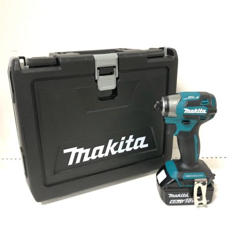  MAKITA マキタ コードレス式 18V 充電式インパクトドライバ 充電器・充電池2個・ケース付 PSEマーク有 TD173DRGX ブルー
