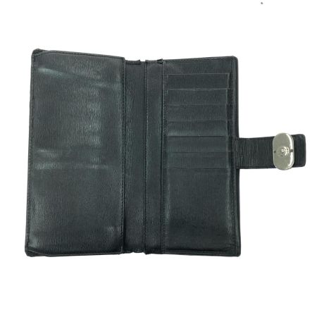  GUCCI グッチ メンズ 二つ折り長財布 インターロッキング ダブルホック  ブラック