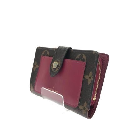 LOUIS VUITTON ルイヴィトン レディース 二つ折り財布 ポルトフォイユジュリエット ミディアムウォレット SP3270 フューシャ