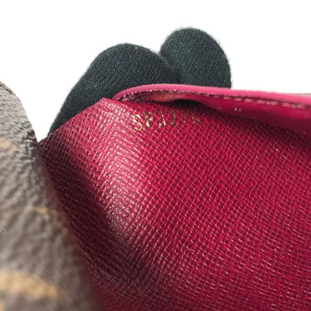 LOUIS VUITTON ルイヴィトン レディース 二つ折り財布 ポルトフォイユジュリエット ミディアムウォレット SP3270 フューシャ