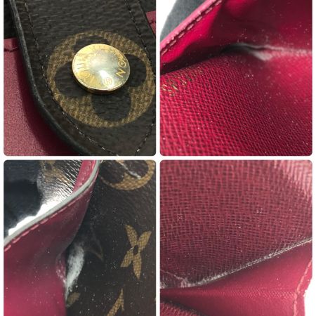  LOUIS VUITTON ルイヴィトン レディース 二つ折り財布 ポルトフォイユジュリエット ミディアムウォレット SP3270 フューシャ