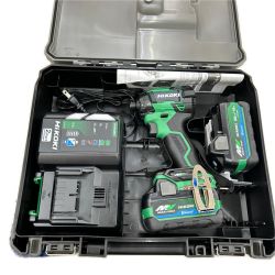 HiKOKI ハイコーキ インパクトドライバ コードレス式 36v 充電器・充電池2個・ケース付 WH36DD グリーン Sランク