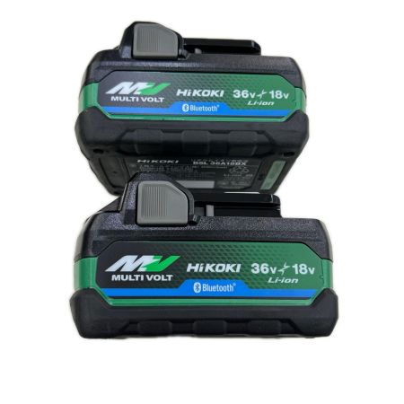 HiKOKI ハイコーキ インパクトドライバ コードレス式 36v 充電器・充電池2個・ケース付 WH36DD グリーン