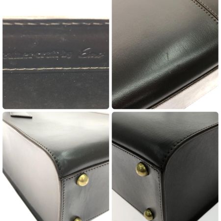  ITAGAKI いたがき鞄 レディース ショルダートート ハンドバッグ レザー Leather craft by Emi ダークブラウン