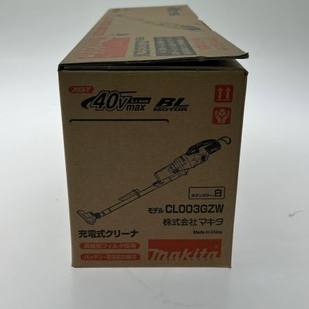  MAKITA マキタ 充電式クリーナー 本体のみ コードレス式 40v CL003GZW