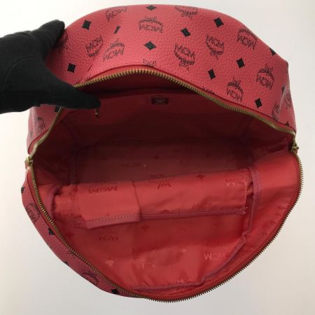  MCM エムシーエム リュック デイパック ロゴグラム MXA25V121CO001 ショッキングピンク