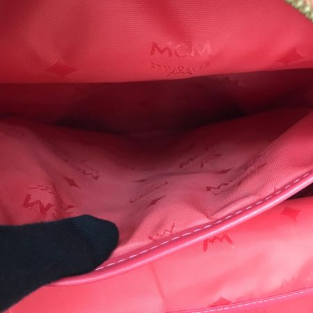  MCM エムシーエム リュック デイパック ロゴグラム MXA25V121CO001 ショッキングピンク