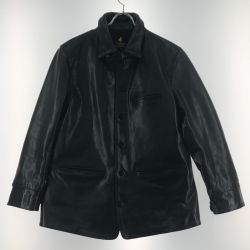 ▼▼ y's works レザージャケット レザーコート SIZE 46 馬革 ホースハイド ブラック Bランク