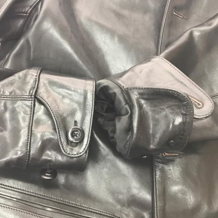  y's works レザージャケット レザーコート SIZE 46 馬革 ホースハイド ブラック