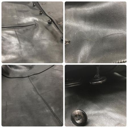  y's works レザージャケット レザーコート SIZE 46 馬革 ホースハイド ブラック