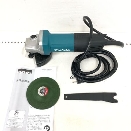  MAKITA マキタ 電動工具 コード式 100V 100mディスクグラインダ GA4031 グリーン
