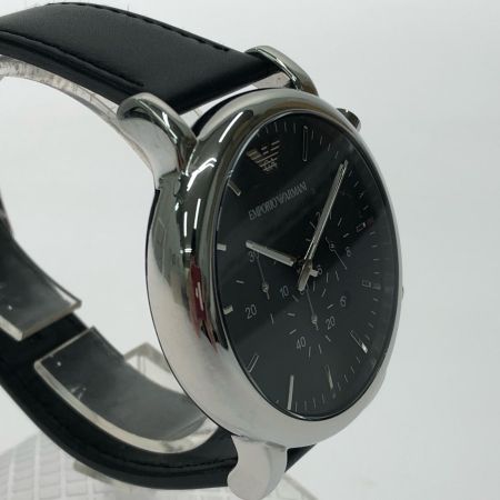  EMPORIO ARMANI エンポリオアルマーニ メンズ腕時計 クオーツ レザーベルト アナログ AR1828