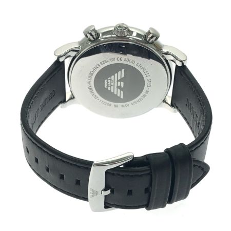  EMPORIO ARMANI エンポリオアルマーニ メンズ腕時計 クオーツ レザーベルト アナログ AR1828