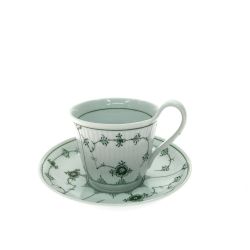 ▼▼ ROYAL COPENHAGEN ロイヤル・コペンハーゲン 洋食器 カップ&ソーサー グリーンフルーテッド ソーサー15cm Bランク