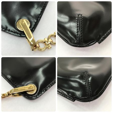  Salvatore Ferragamo サルヴァトーレフェラガモ ショルダーバッグ チェーンショルダー DV-21 1853 ブラック