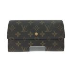 ▼▼ LOUIS VUITTON ルイヴィトン レディース 三つ折り長財布 モノグラム ポルトフォイユ・インターナショナル  M61217 ブラウン Cランク