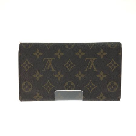  LOUIS VUITTON ルイヴィトン レディース 三つ折り長財布 モノグラム ポルトフォイユ・インターナショナル  M61217 ブラウン