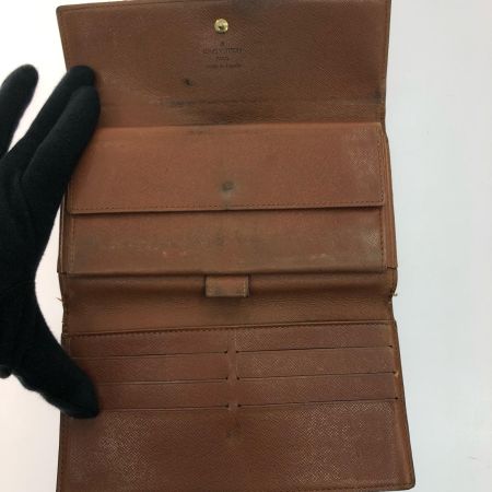  LOUIS VUITTON ルイヴィトン レディース 三つ折り長財布 モノグラム ポルトフォイユ・インターナショナル  M61217 ブラウン