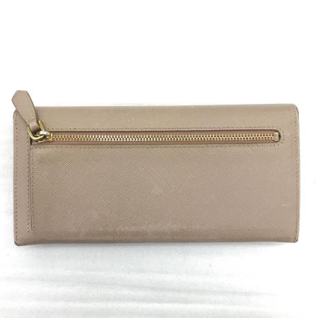  PRADA プラダ 長財布 サフィアーノ ベージュ